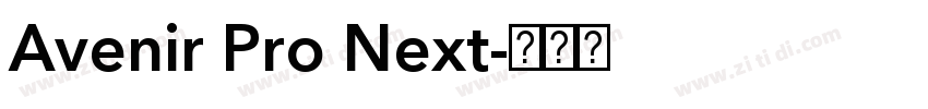 Avenir Pro Next字体转换 Avenir Pro Next字体转换
